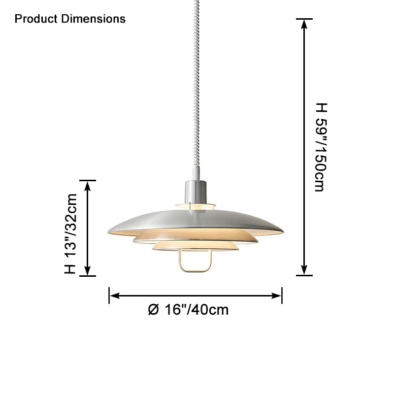 WOMO Danish Rise and Fall Pendant Light-WM2663