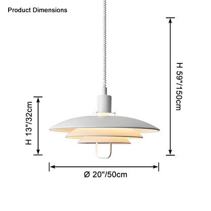 WOMO Danish Rise and Fall Pendant Light-WM2663