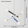 WOMO Colorful Sputnik Globe Chandelier-WM2670 thumbnail