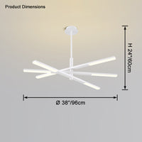WOMO Multi Light Sticks Chandelier-WM2673