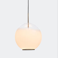 WOMO Milk Glass Globe Pendant Light-WM2674