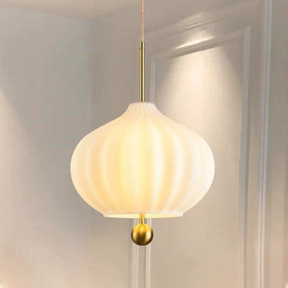 WOMO Wind Bell Milk Glass Pendant Light-WM2677