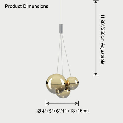 WOMO Cluster Glass Bubble Chandelier -WM2680