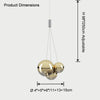 WOMO Cluster Glass Bubble Chandelier -WM2680 thumbnail