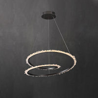 WOMO Rock Crystal Swirl Chandelier-WM2709