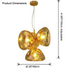WOMO Melt Hanging Lava Chandelier-WM2686 thumbnail