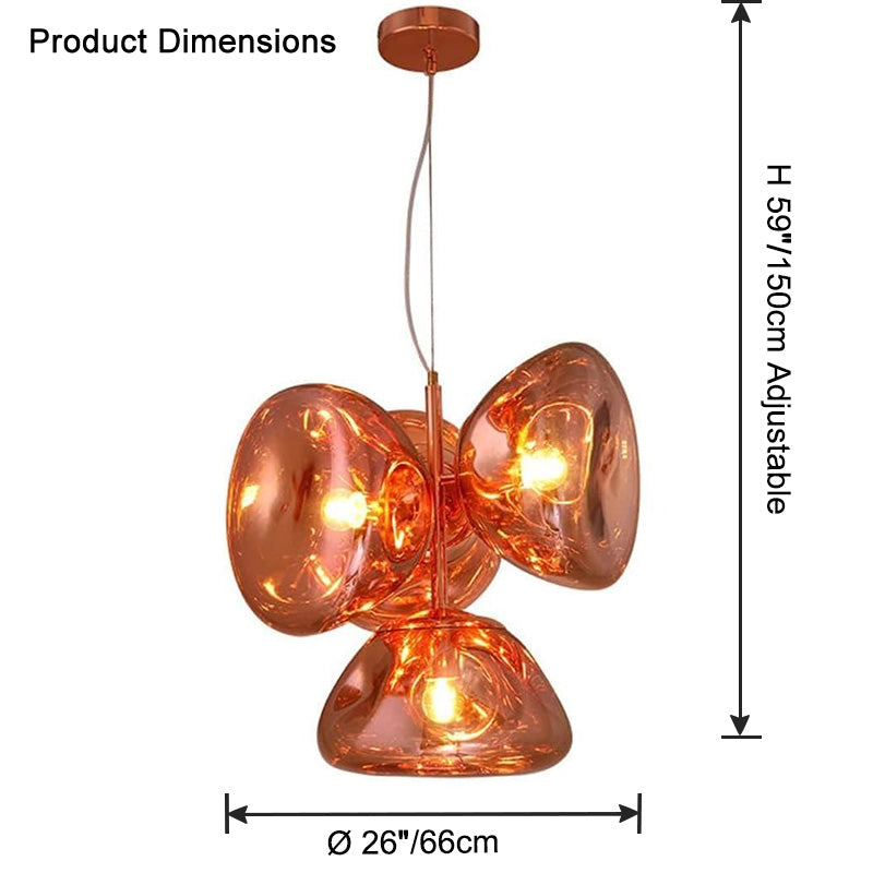 WOMO Melt Hanging Lava Chandelier-WM2686