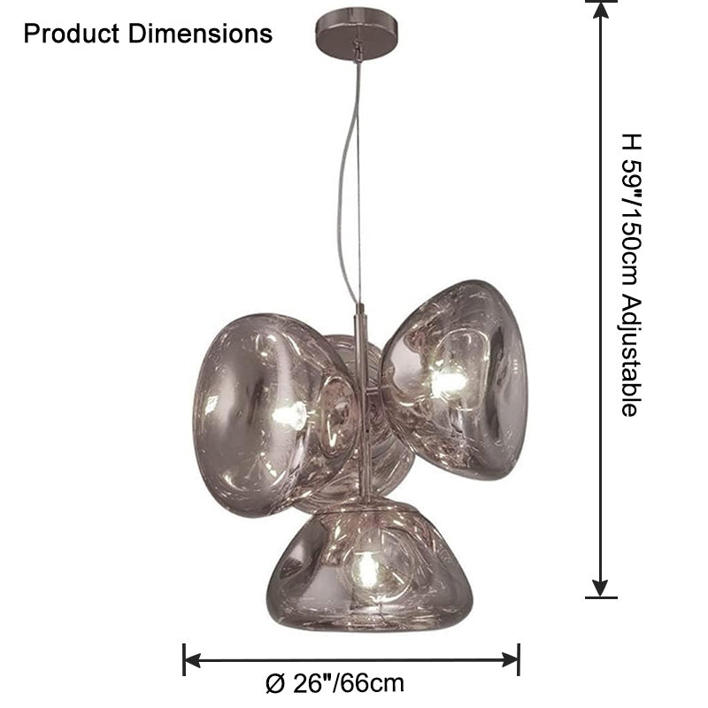 WOMO Melt Hanging Lava Chandelier-WM2686