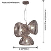 WOMO Melt Hanging Lava Chandelier-WM2686 thumbnail