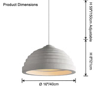 WOMO Wabi-sabi Dome Pendant Light-WM2688