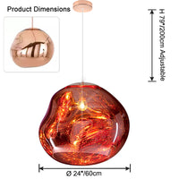 WOMO Melt Hanging Lava Large Pendant Light-WM2690