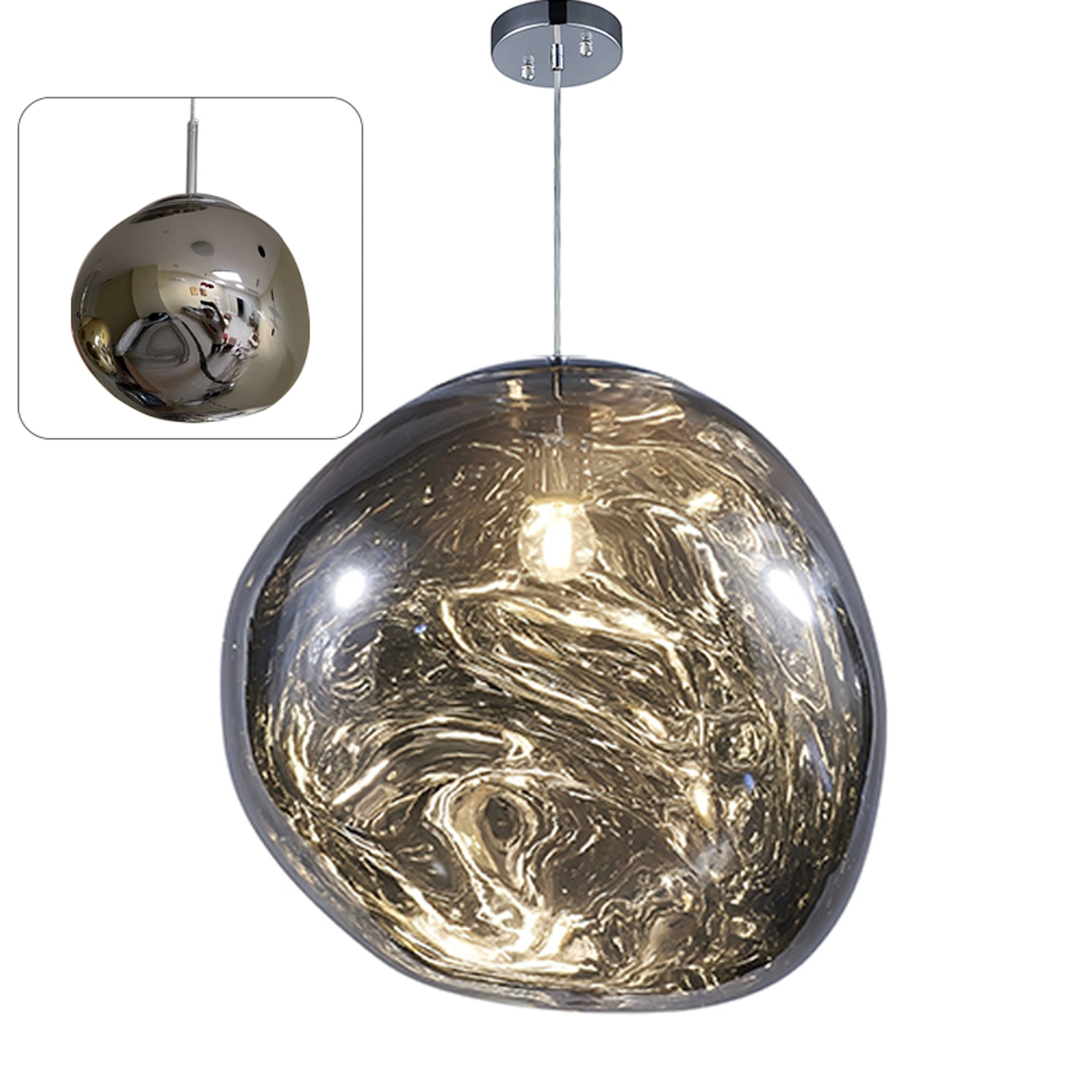 WOMO Melt Hanging Lava Large Pendant Light-WM2690