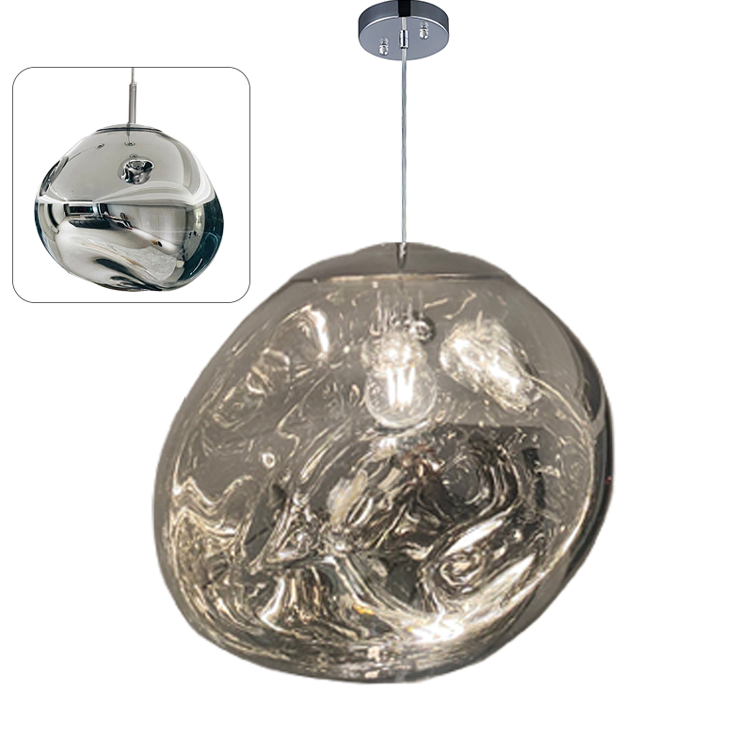 WOMO Melt Hanging Lava Large Pendant Light-WM2690