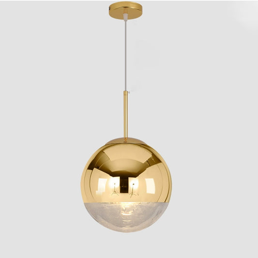 WOMO Gold Chrome Globe Pendant Light-WM2691