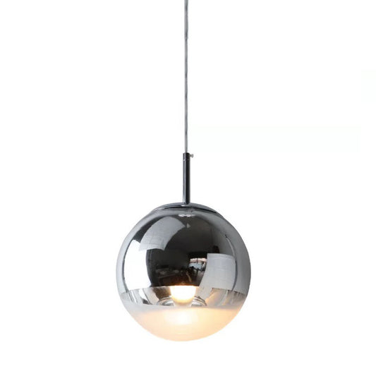 WOMO Gold Chrome Globe Pendant Light-WM2691