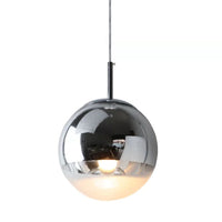 WOMO Gold Chrome Globe Pendant Light-WM2691