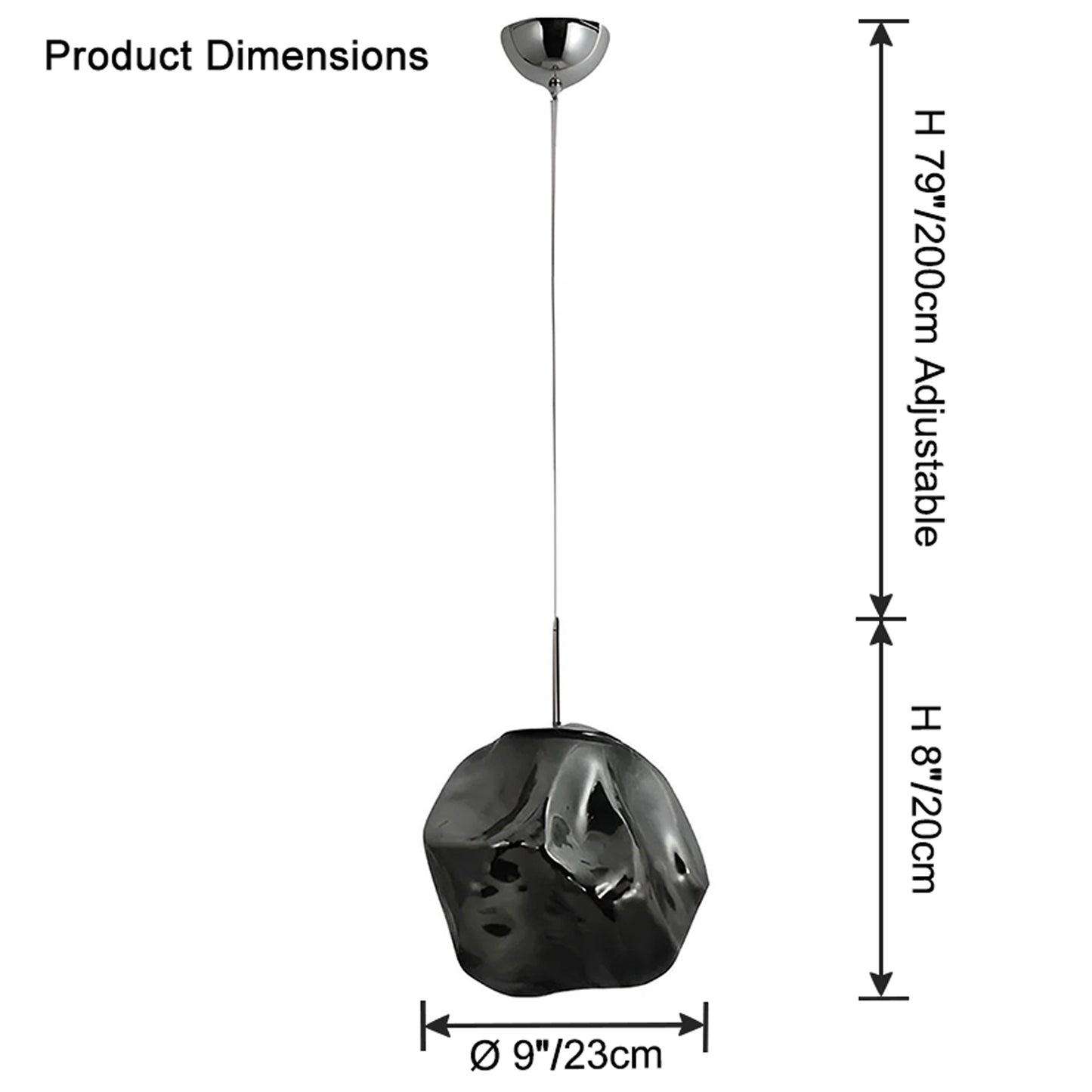 WOMO Melt Hanging Lava Pendant Light-WM2693