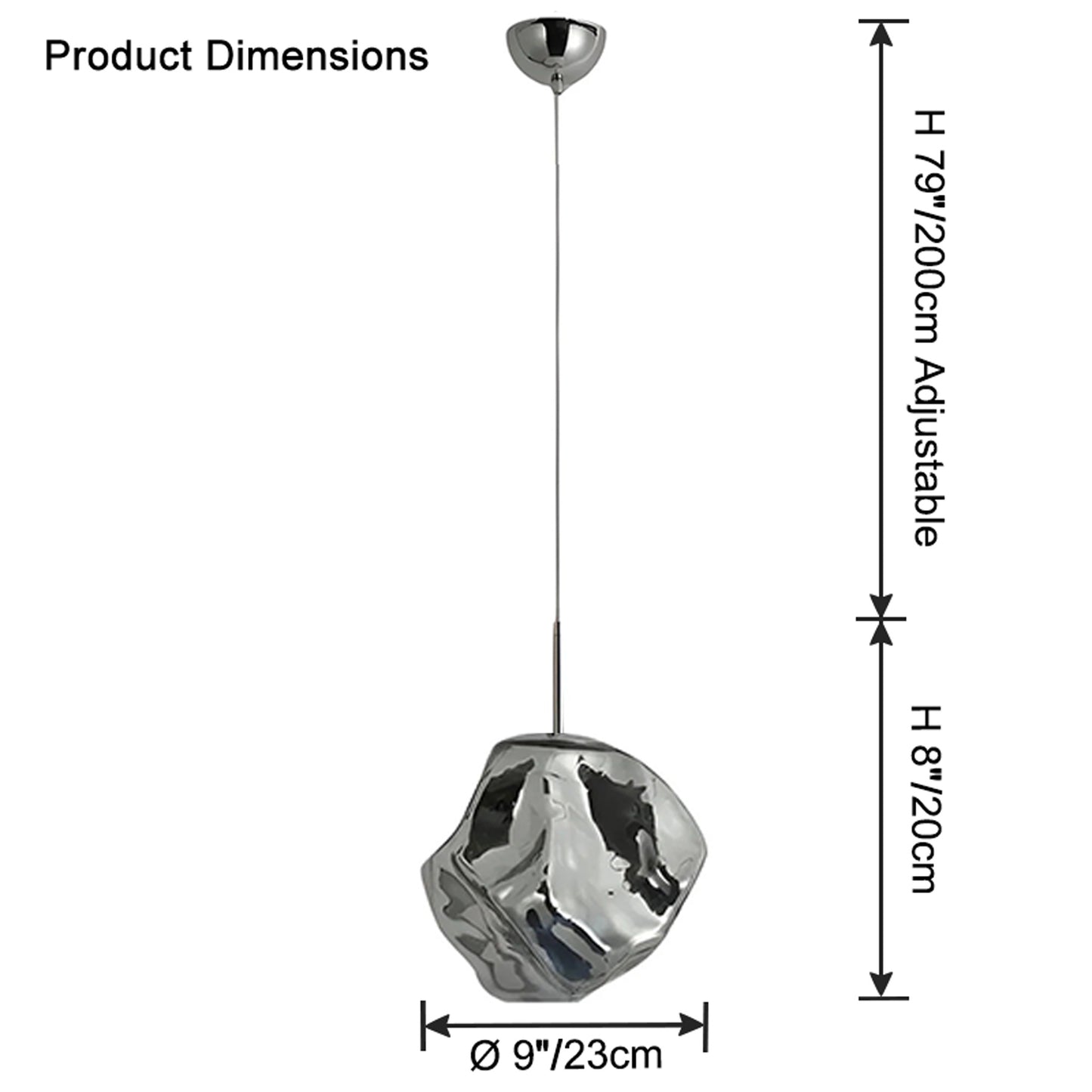 WOMO Melt Hanging Lava Pendant Light-WM2693