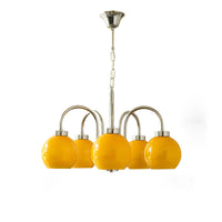WOMO Glass Globe Arm Chandelier-WM2718