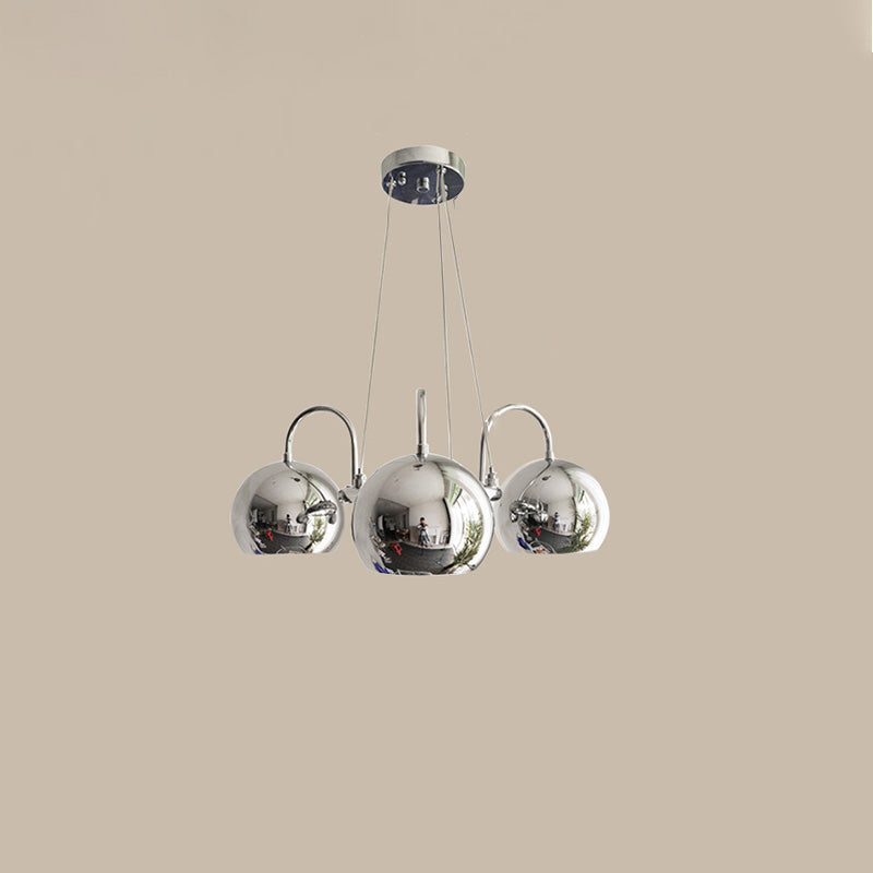 WOMO Chrome Globe Chandelier-WM2720