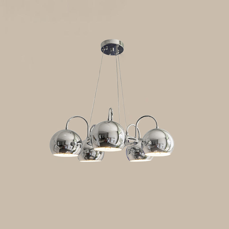 WOMO Chrome Globe Chandelier-WM2720