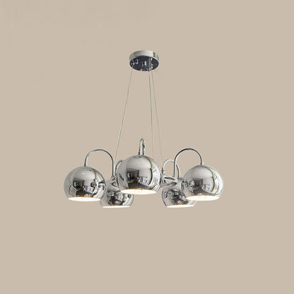 WOMO Chrome Globe Chandelier-WM2720