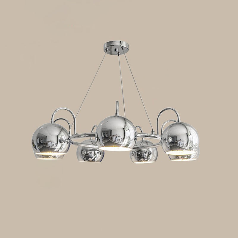 WOMO Chrome Globe Chandelier-WM2720