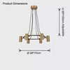 WOMO Gold Spotlight Chandelier-WM2698 thumbnail