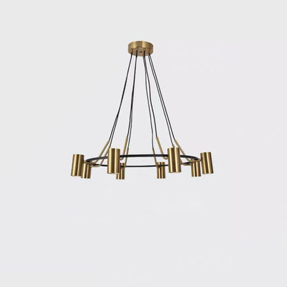 WOMO Gold Spotlight Chandelier-WM2698