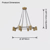 WOMO Gold Spotlight Chandelier-WM2698 thumbnail