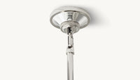 WOMO Clear Glass Cylinder Pendant Light - Machinist