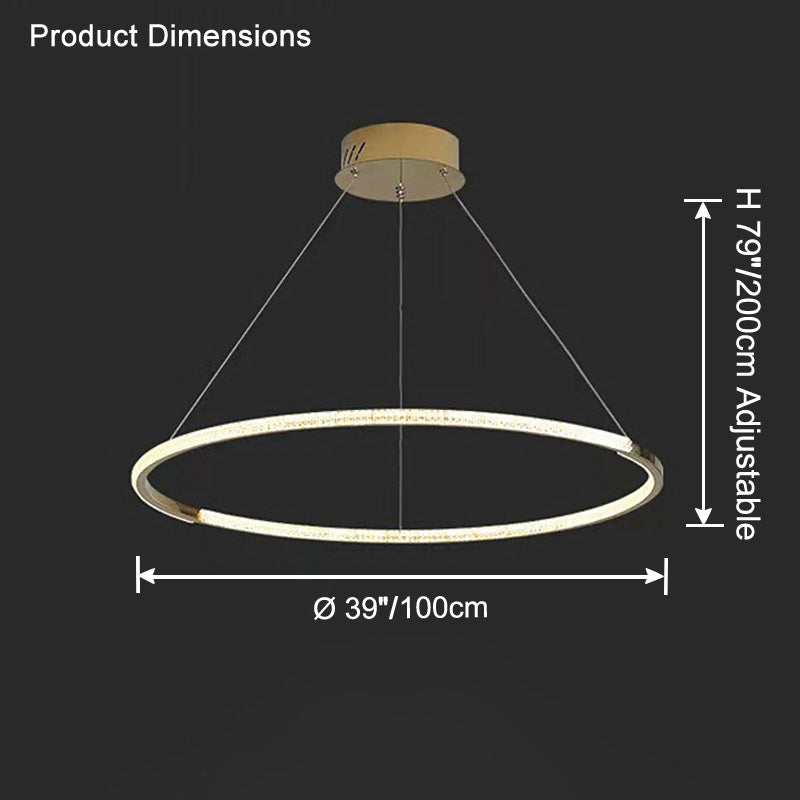 WOMO Circular Led Chandelier-WM2724