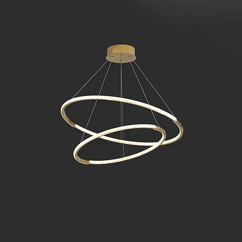 WOMO Tiered Circular Led Chandelier-WM2725