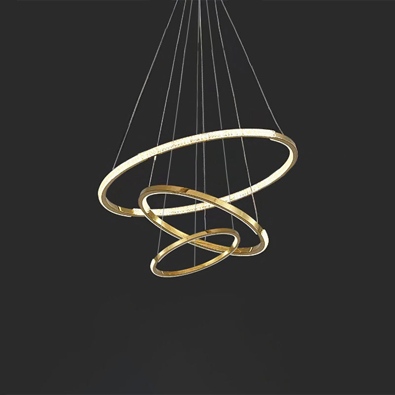 WOMO Tiered Circular Led Chandelier-WM2725