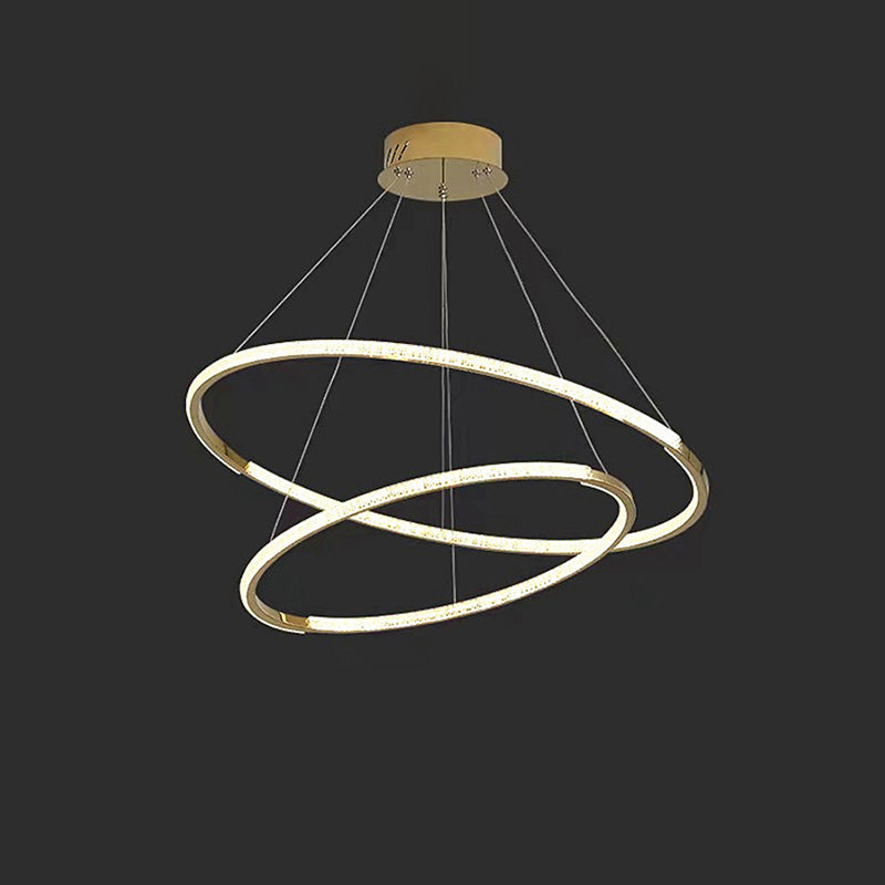 WOMO Tiered Circular Led Chandelier-WM2725