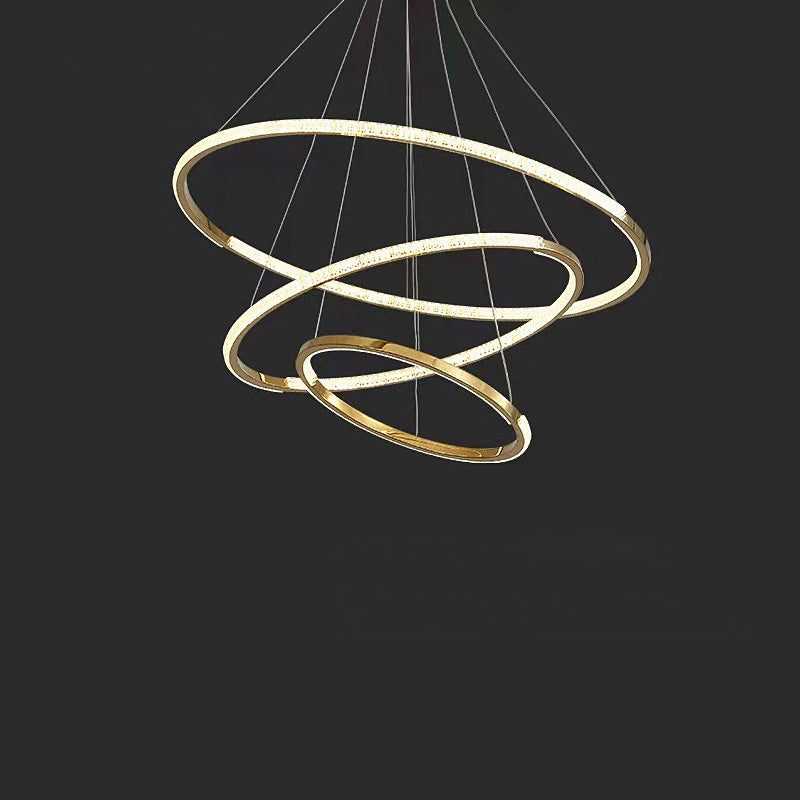 WOMO Tiered Circular Led Chandelier-WM2725