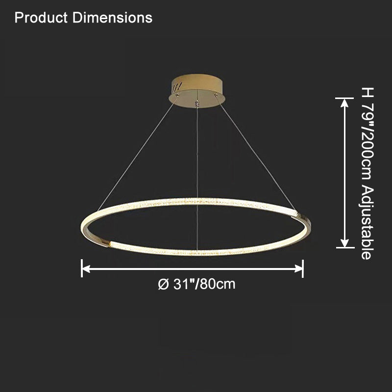 WOMO Circular Led Chandelier-WM2724