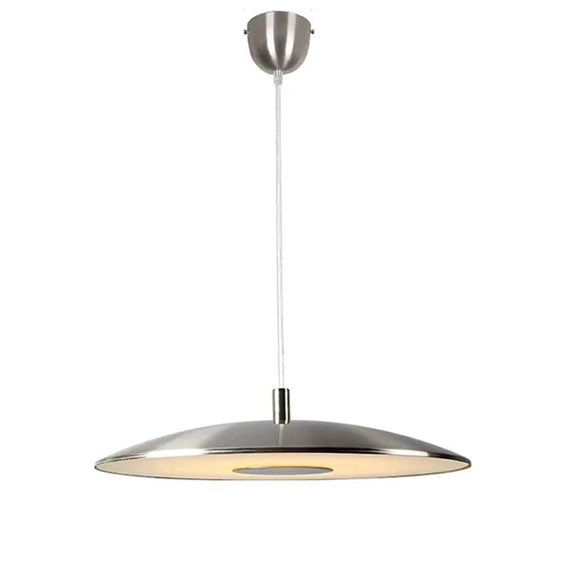 WOMO Chrome Flying Saucer Pendant Light-WM2727