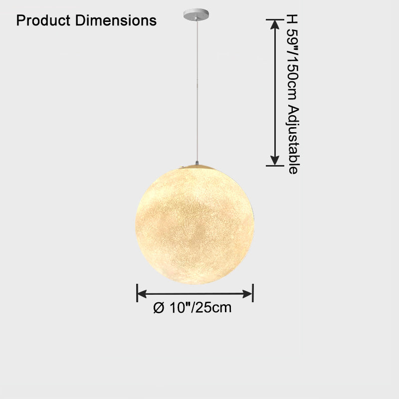 WOMO Globe Moon Large Pendant Light-WM2703