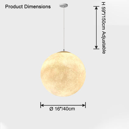 WOMO Globe Moon Large Pendant Light-WM2703