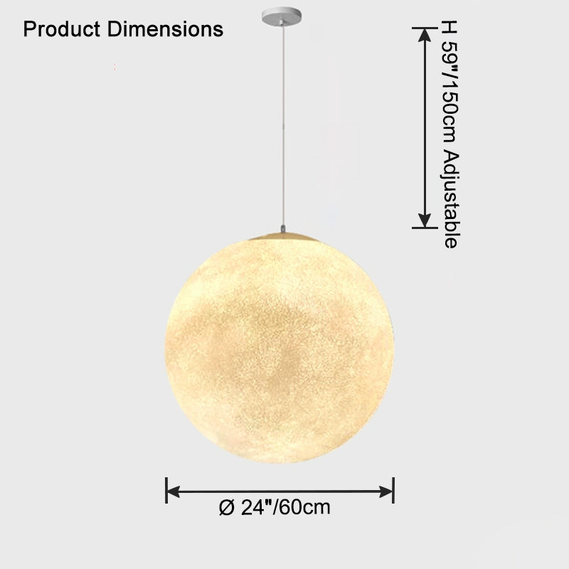 WOMO Globe Moon Large Pendant Light-WM2703