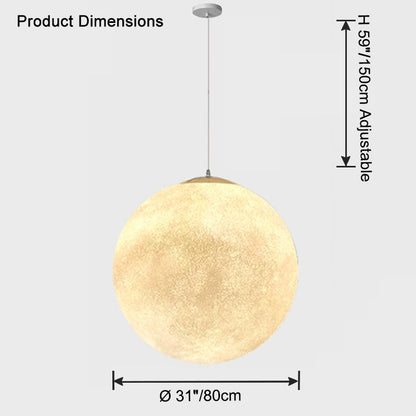 WOMO Globe Moon Large Pendant Light-WM2703