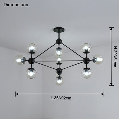 WOMO Sputnik Sphere Chandelier-WM2704