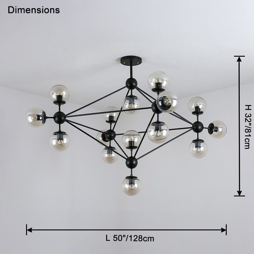 WOMO Sputnik Sphere Chandelier-WM2704