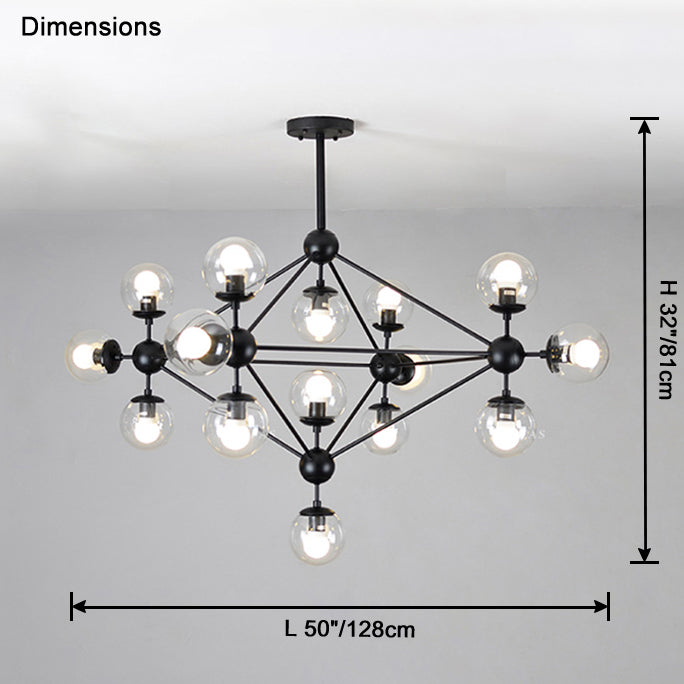 WOMO Sputnik Sphere Chandelier-WM2704