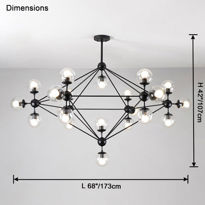 WOMO Sputnik Sphere Chandelier-WM2704