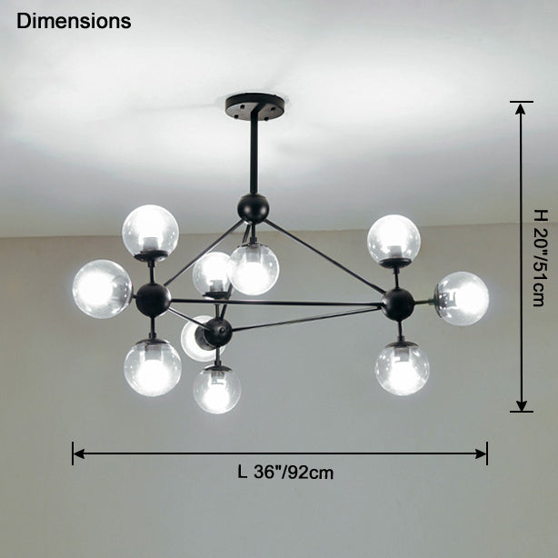 WOMO Sputnik Sphere Chandelier-WM2704