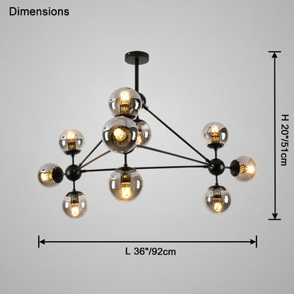 WOMO Sputnik Sphere Chandelier-WM2704