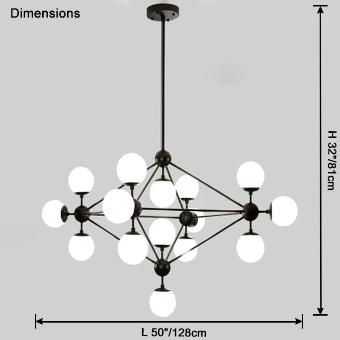 WOMO Sputnik Sphere Chandelier-WM2704