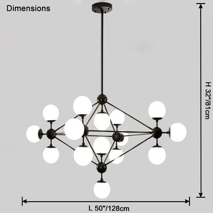 WOMO Sputnik Sphere Chandelier-WM2704